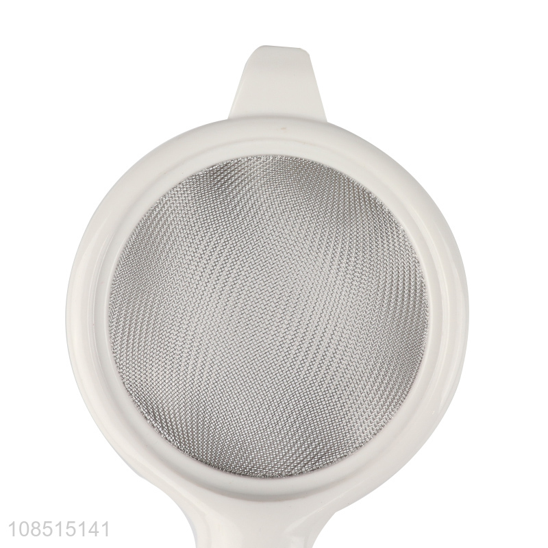 Hot selling household cooking strain stainless steel mesh strainer