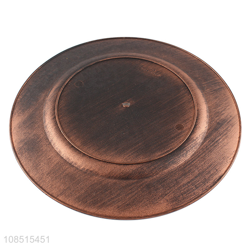 Wholesale luxury elegant charger plates wedding dinner plates