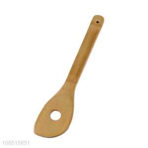 China factory bamboo non-stick spatula cookware with hole