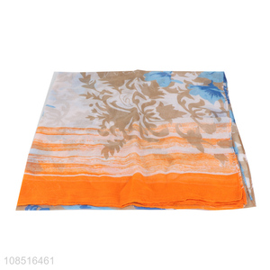Wholesale women summer long thin polyester scarf <em>beach</em> scarf
