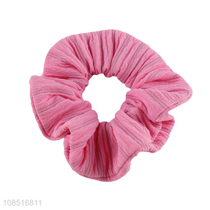 Factory supply women hair scrunchies high elastic hair bands