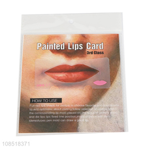 Wholesale women lip blush stencil lip painting guide for beginners