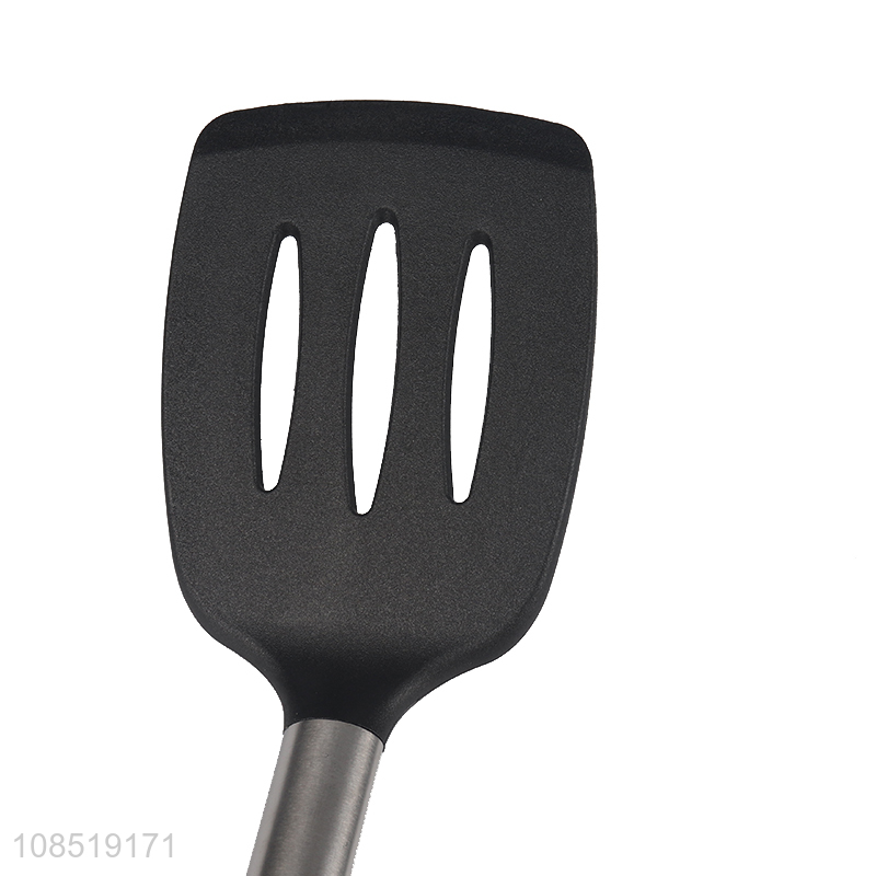 Wholesale nylon kitchen tools non-stick nylon slotted spatula for cooking