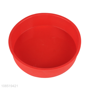 China wholesale red silicone non-stick cake mould for baking tool