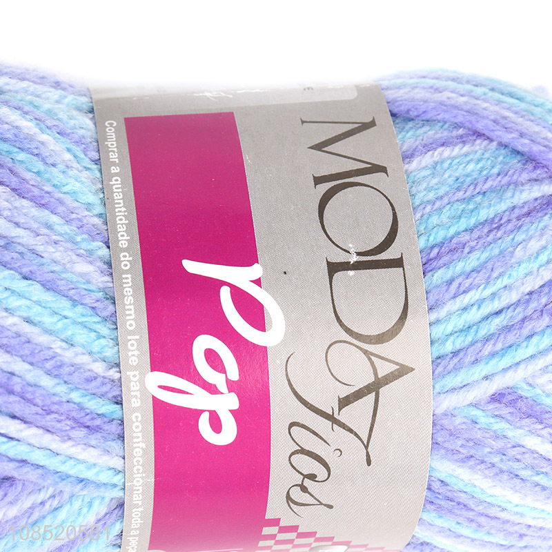 Yiwu factory comfortable polyester yarn for hand knitting