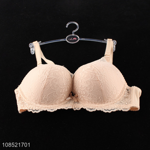 Wholesale women lace push-up bra stylish plus size underwear