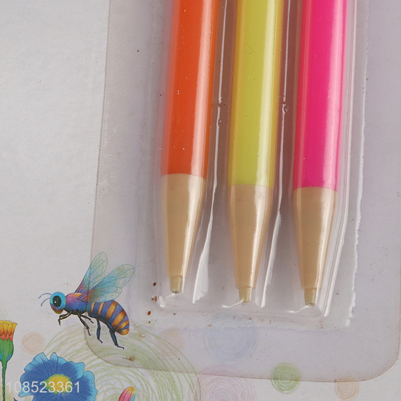 Popular products 3pieces students stationery mechanical pencils set