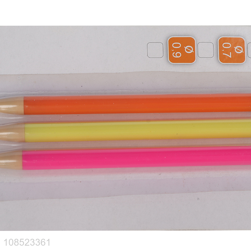 Popular products 3pieces students stationery mechanical pencils set
