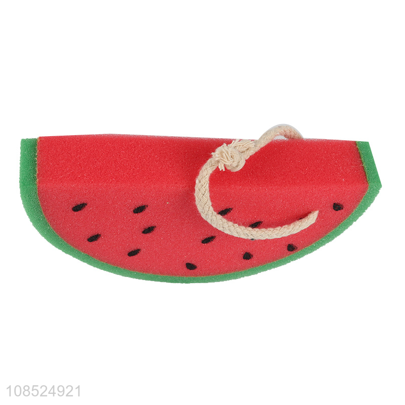 Good quality kids bath sponge watermelon shape body scrub sponge