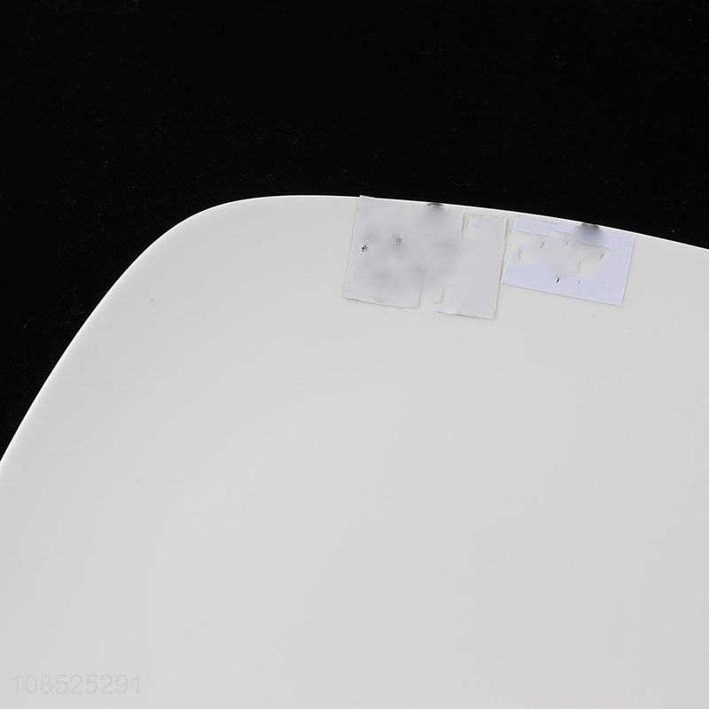 Hot items white ceramic tableware plate for home and restaurant