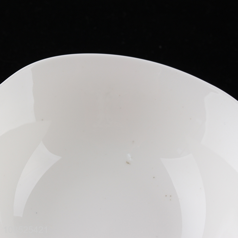 Good sale ceramic white plate dishes for dinnerware