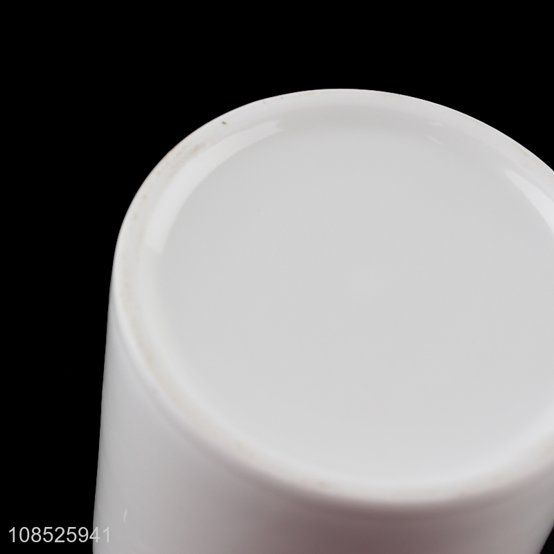 Good quality custom logo round ceramic water mugs coffee cup