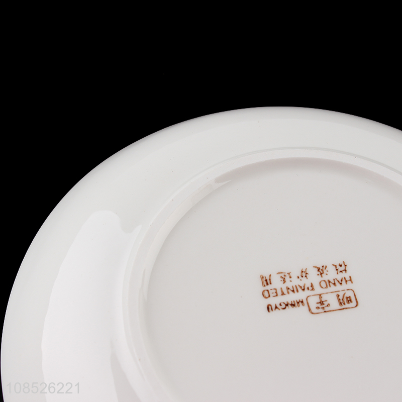 New arrival ceramic plate dessert snack plate for restaurant