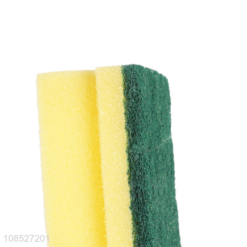 Online wholesale kitchen cleaning tool 2pieces cleaning sponge