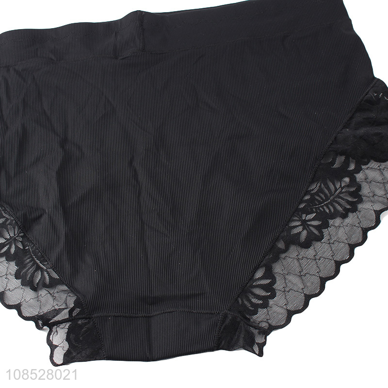 Wholesale women plus size panties sexy seamless lace underpants