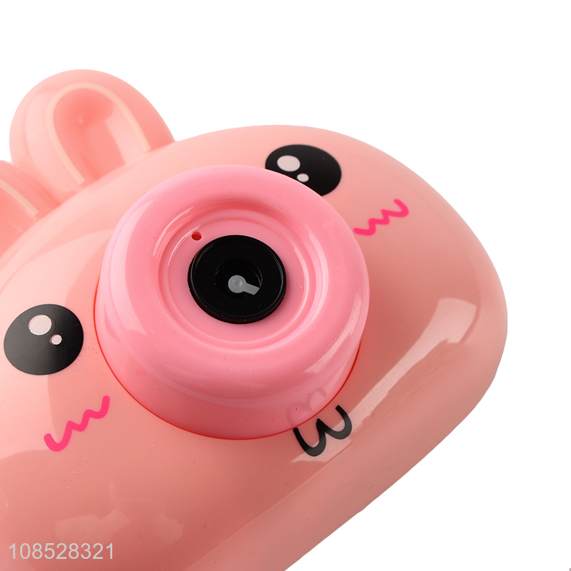 Yiwu market animal cartoon children bubble camera toys for outdoor