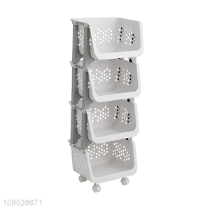 Good quality kitchen storage shelves floor-standing multi-layer storage rack