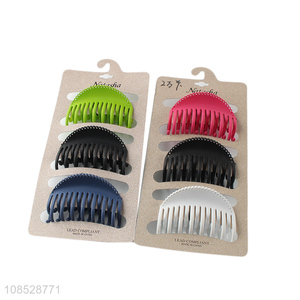 Good selling multicolor women hair clips hair claws wholesale