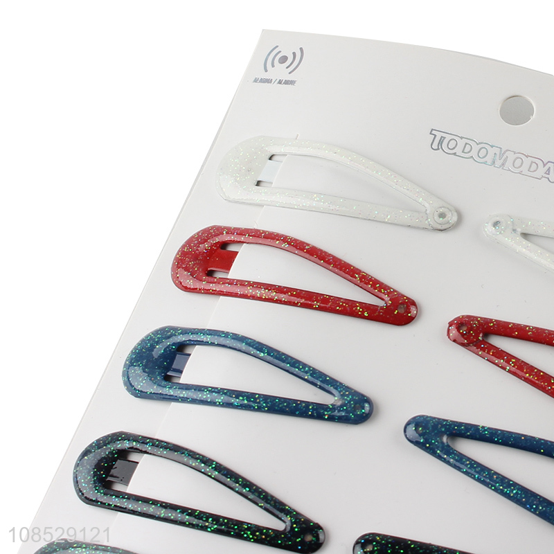 Latest product decorative girls hairpin hair clips for sale