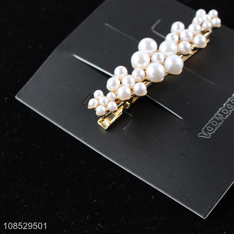 Hot products decorative pearl hairpin women hair accessories