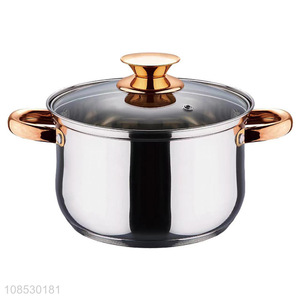 Online wholesale stainless steel saucepan soup pot kitchen cooking pan