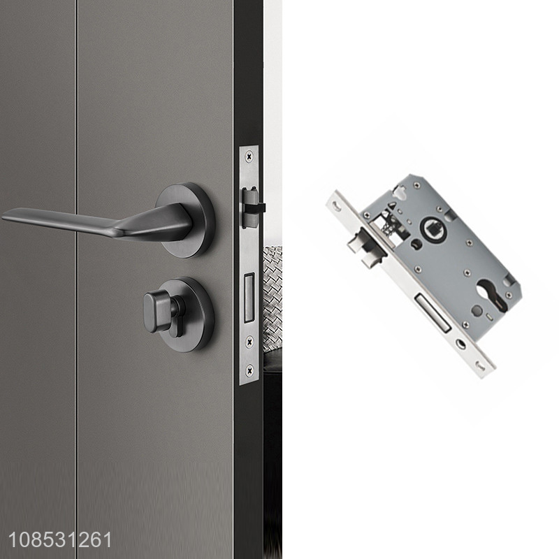 Wholesale simple design interior door handle lock set split lock door handle