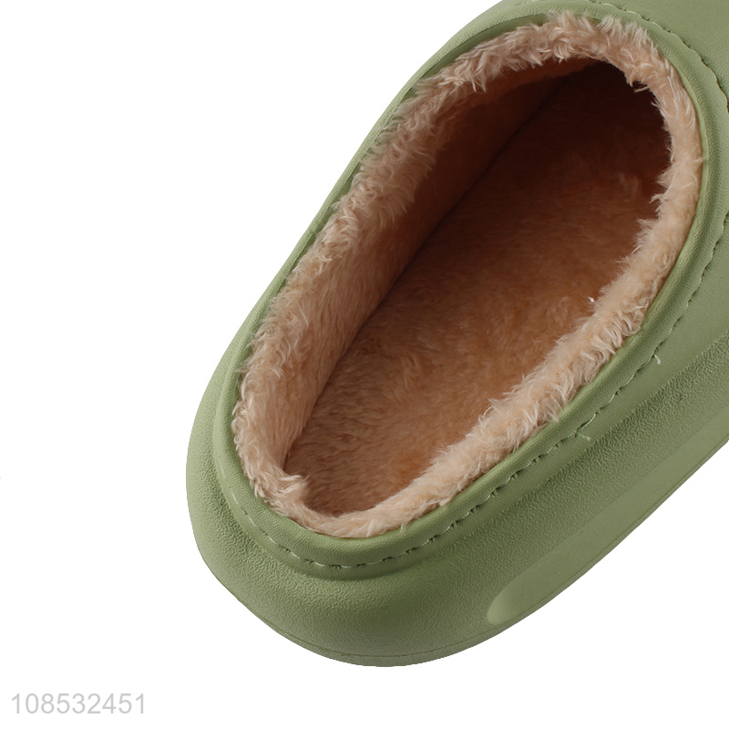 Factory price women winter warm slippers slip-on casual slippers
