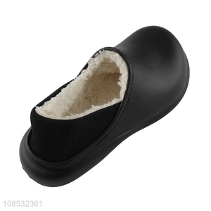 Wholesale men winter warm slippers anti-slip waterpoof slipper shoes