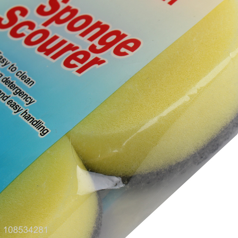 China wholesale reusable cleaning sponge scourer for kitchen