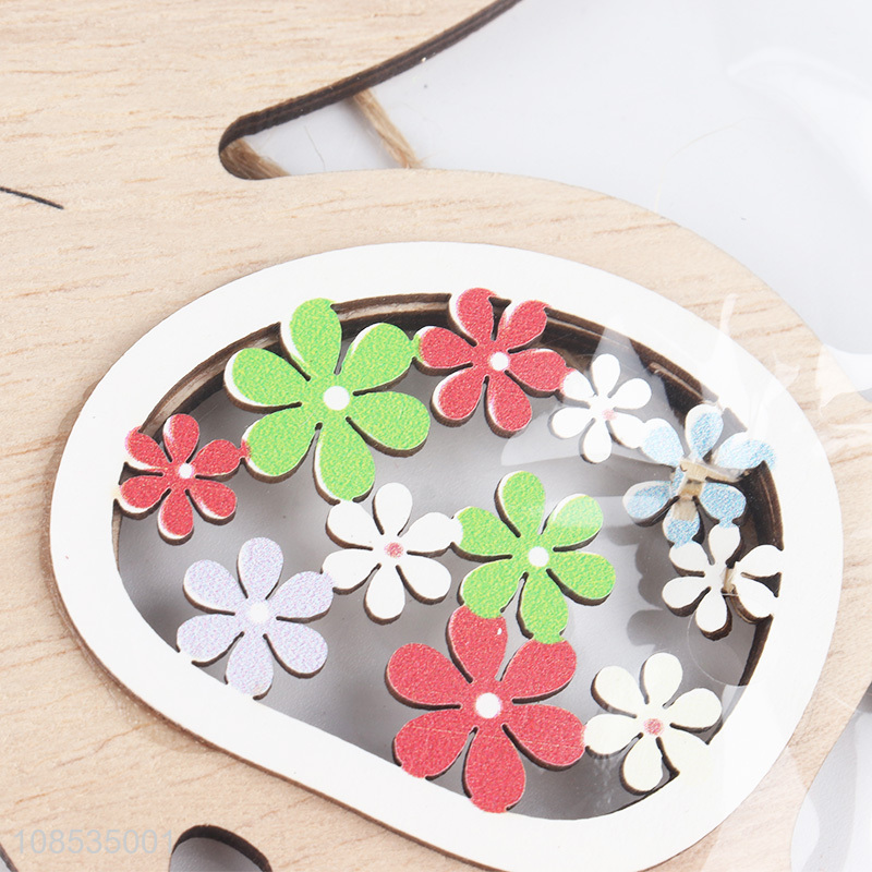 Hot selling laser cut wooden ornaments Xmas tree decoration