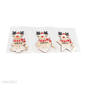 Good quality <em>decorative</em> <em>wooden</em> painted hanging Christmas ornament