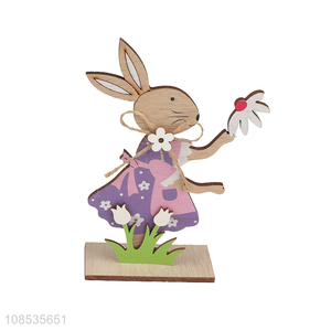 Best selling rabbit ornaments tabletop Easter decoration