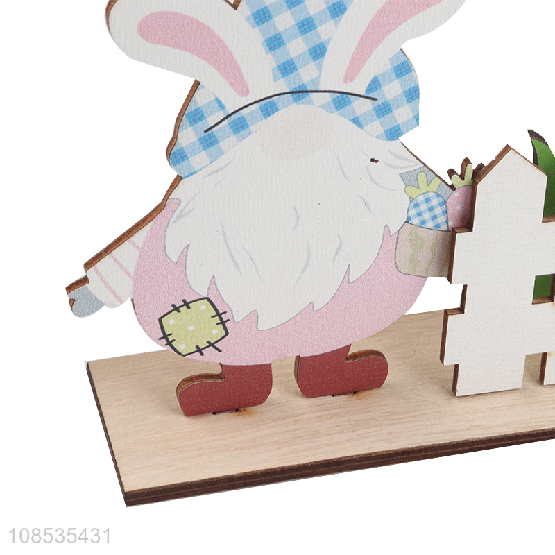 Online wholesale tabletop decoration wooden Easter ornaments decoration