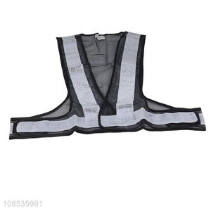 Factory price mesh fabric reflective safety vest for men and women