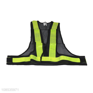 Wholesale multipurpose high visibility reflective strips safety vest