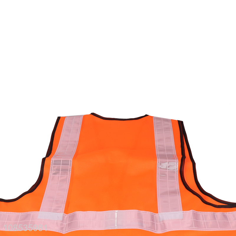 Wholesale high visibility construction security reflective safety vest