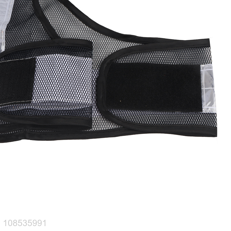 Factory price mesh fabric reflective safety vest for men and women