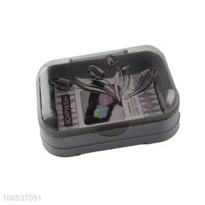 Hot selling portable waterproof plastic soap box travel soap holder