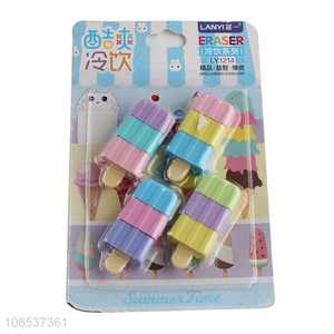 China wholesale cartoon school students <em>eraser</em> set