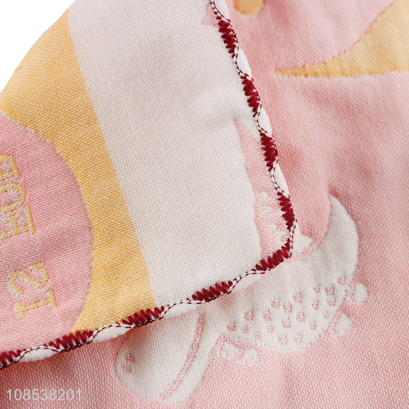 High quality skin-friendly 6 layered pure cotton gauze towel