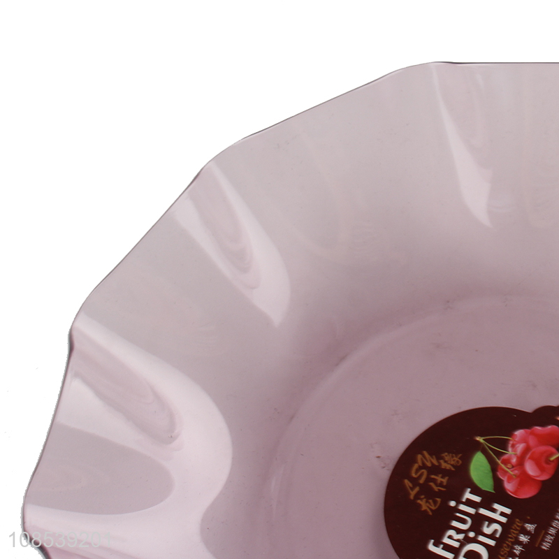 New product plastic fruit dish snacks plate for home kitchen
