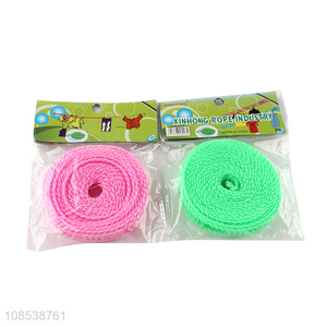 Good quality 3m nylon clothesline braided clothes rope for hanging