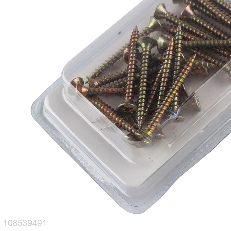 Hot items zinc plated countersunk chipboard screw