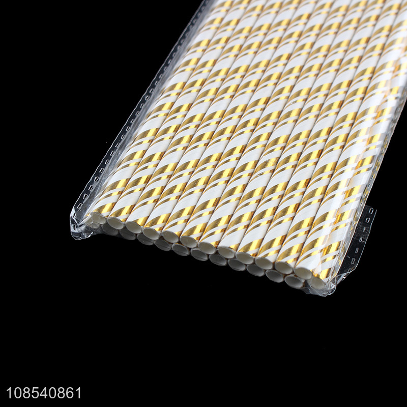 Hot selling decorative Christmas straws Xmas party drinking straws