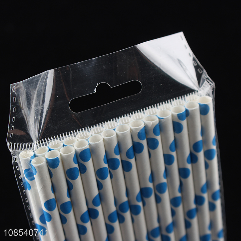Wholesale diodegradable straws disposable paper straws for drinking