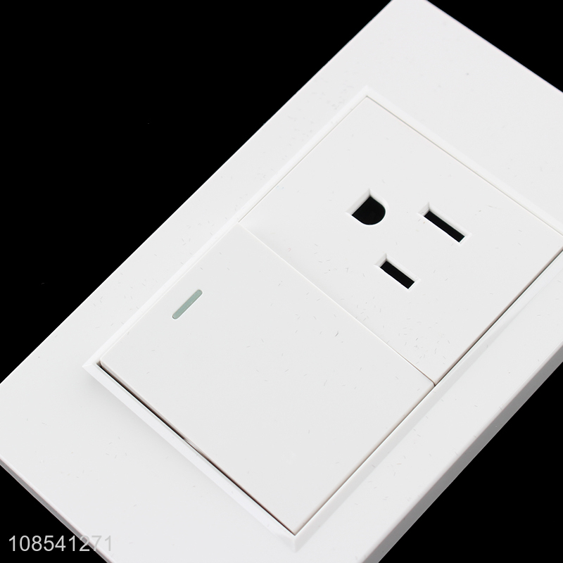 Wholesale PC material USA standard electric wall switch and socket