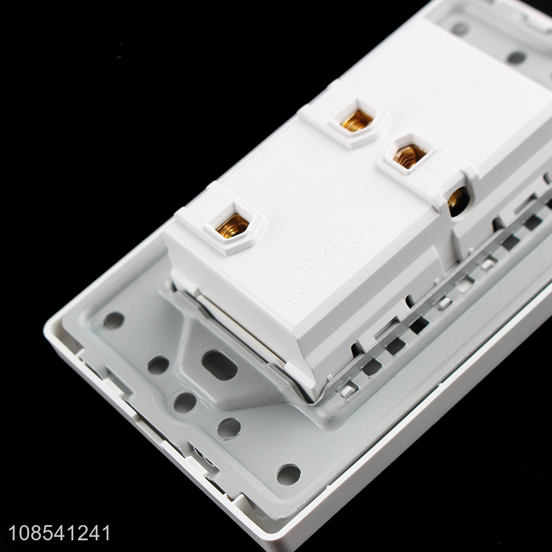 Bottom price USA standard wall plate switch white wall receptacle