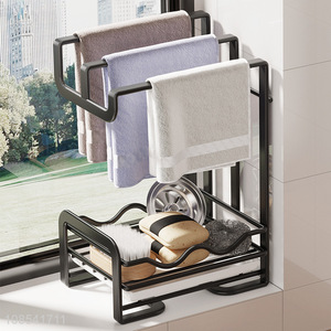 Factory supply kitchen <em>rag</em> rack sink shelving for sale