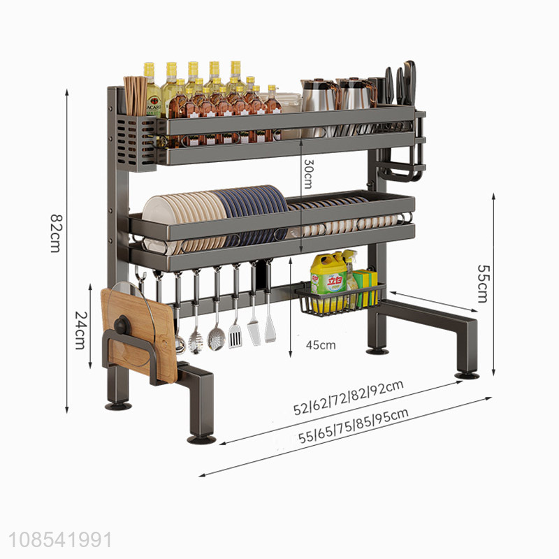 Top quality household kitchen sink shelving for sale