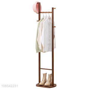 Best selling hallway entryway furniture bamboo clothing rack hat rack